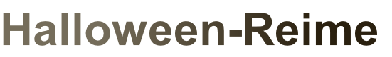 Halloween-Reime