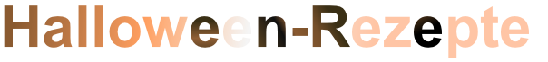 Halloween-Rezepte